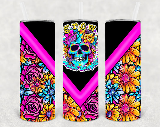 Grow Positive Thoughts 20 oz Skinny Tumbler