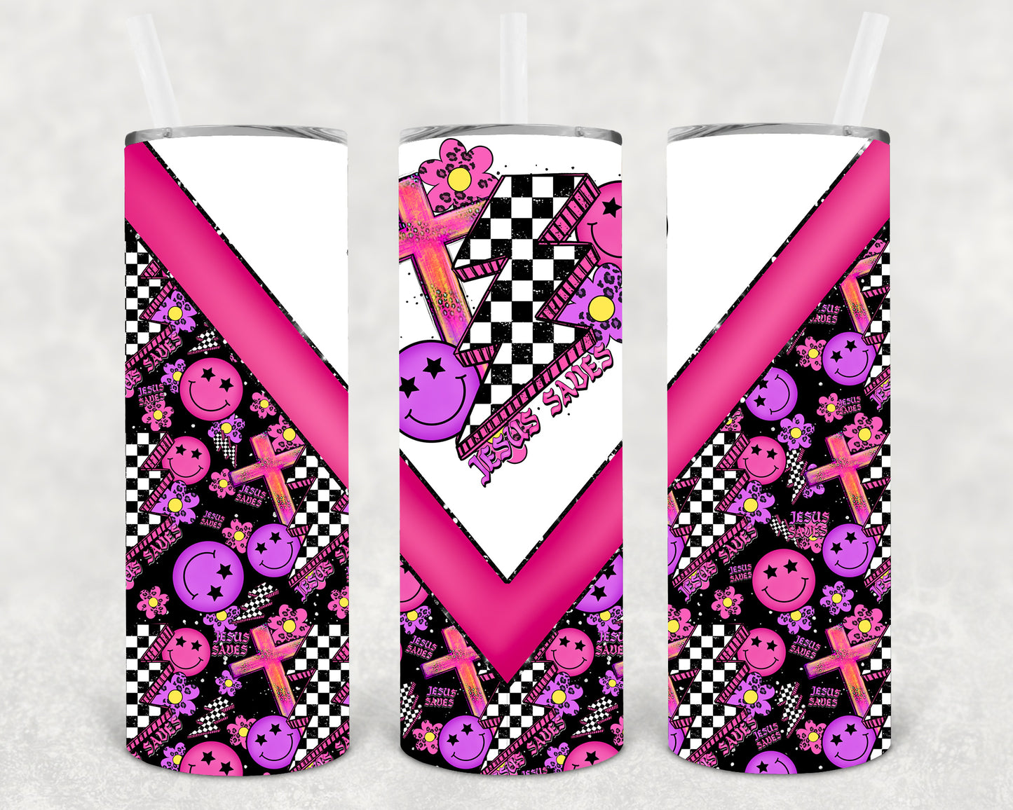 Jesus Saves 20 oz Skinny Tumbler