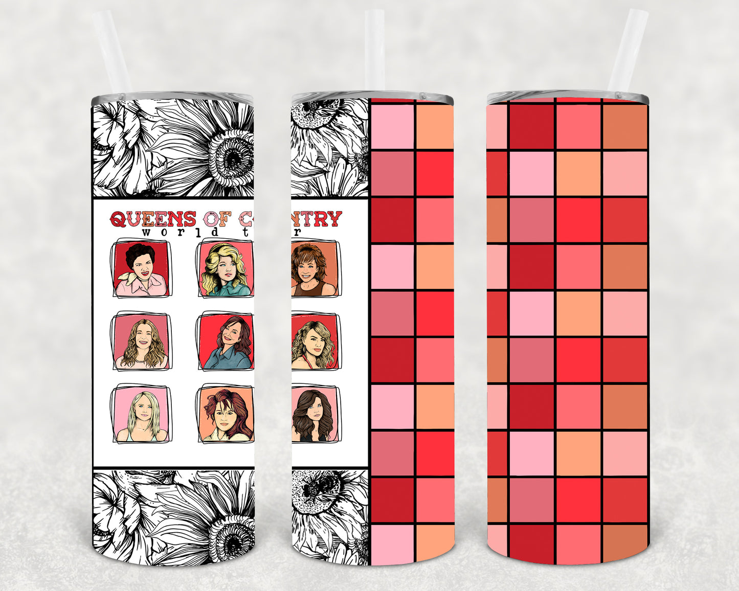 Queens of Country 20 oz Skinny Tumbler