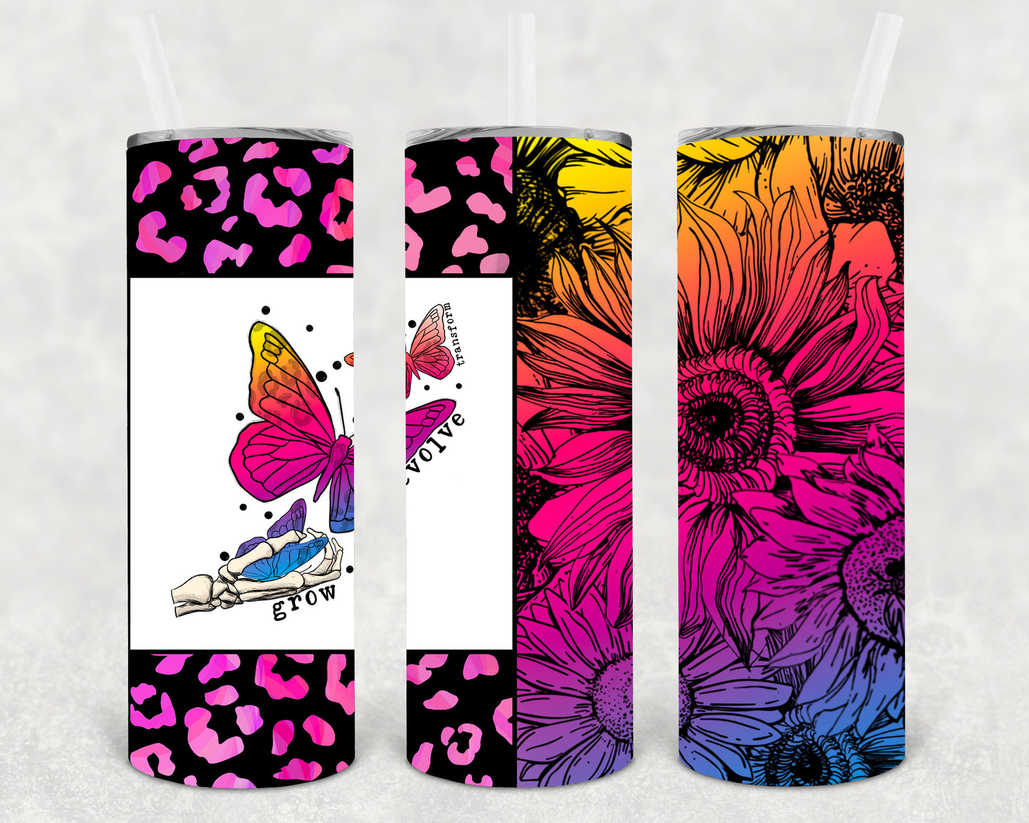 Grow Evolve Transform 20 oz Skinny Tumbler