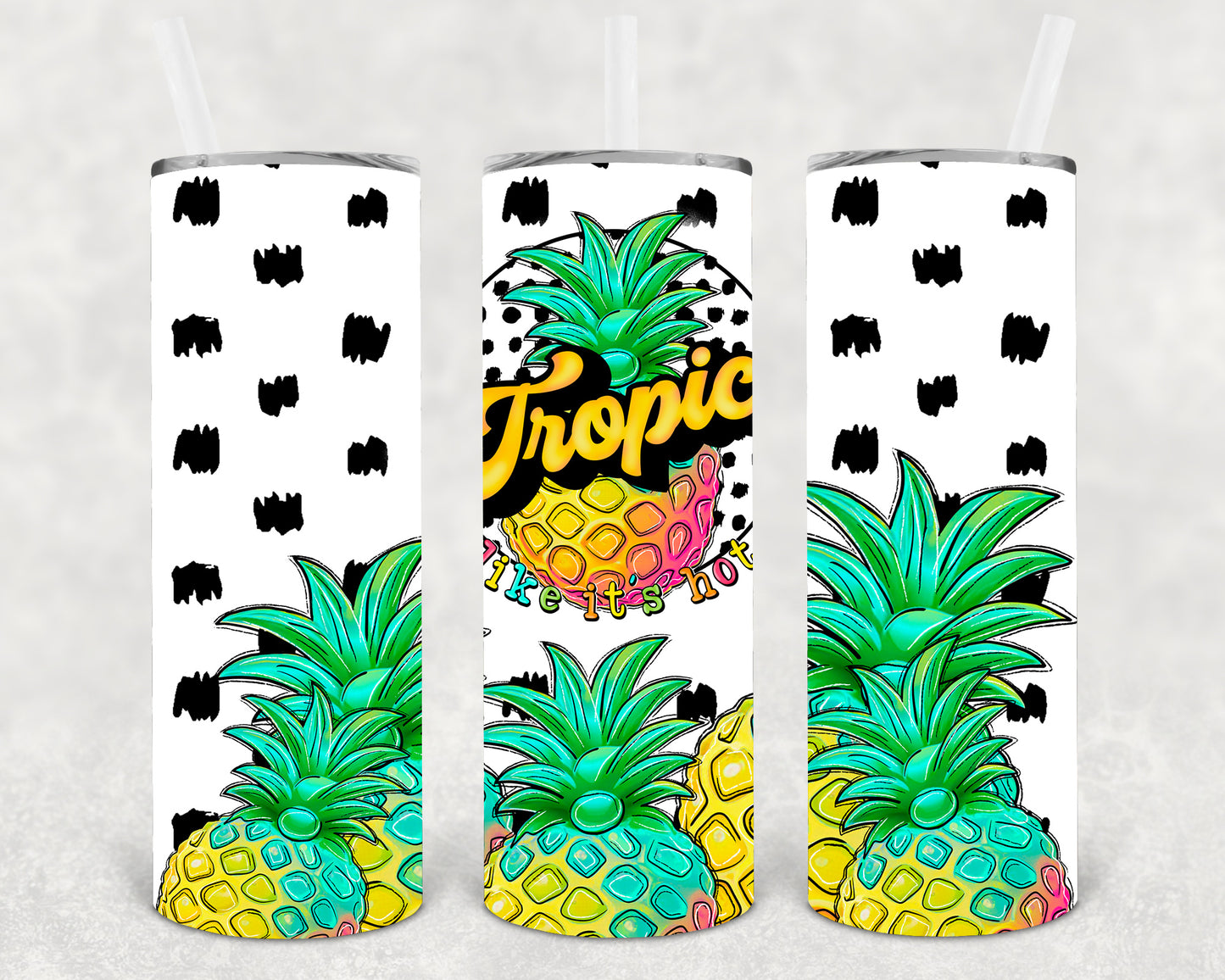 Tropic Like It's Hot 20 oz Skinny Tumbler