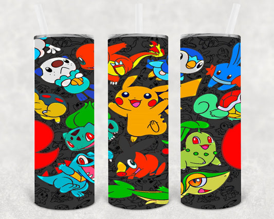 Game 20 Oz Skinny Tumbler