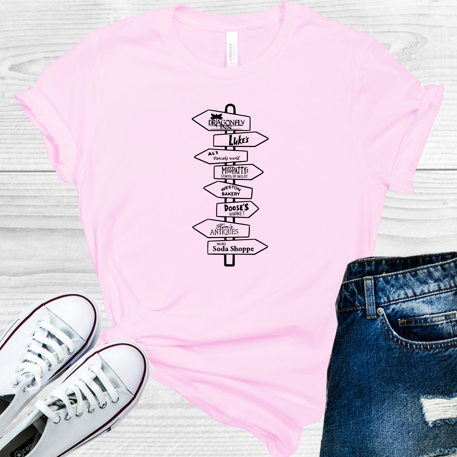 Gilmore Girls: Street Signs Graphic Tee Graphic Tee