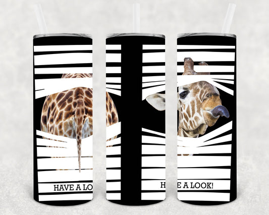 Have A Look Giraffe 20 Oz Skinny Tumbler