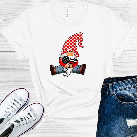 Thin Red Line Gnome Graphic Tee Graphic Tee
