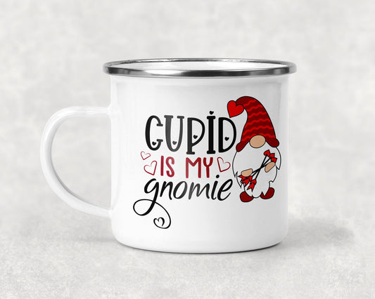 Cupid Is My Gnomie Mug Coffee