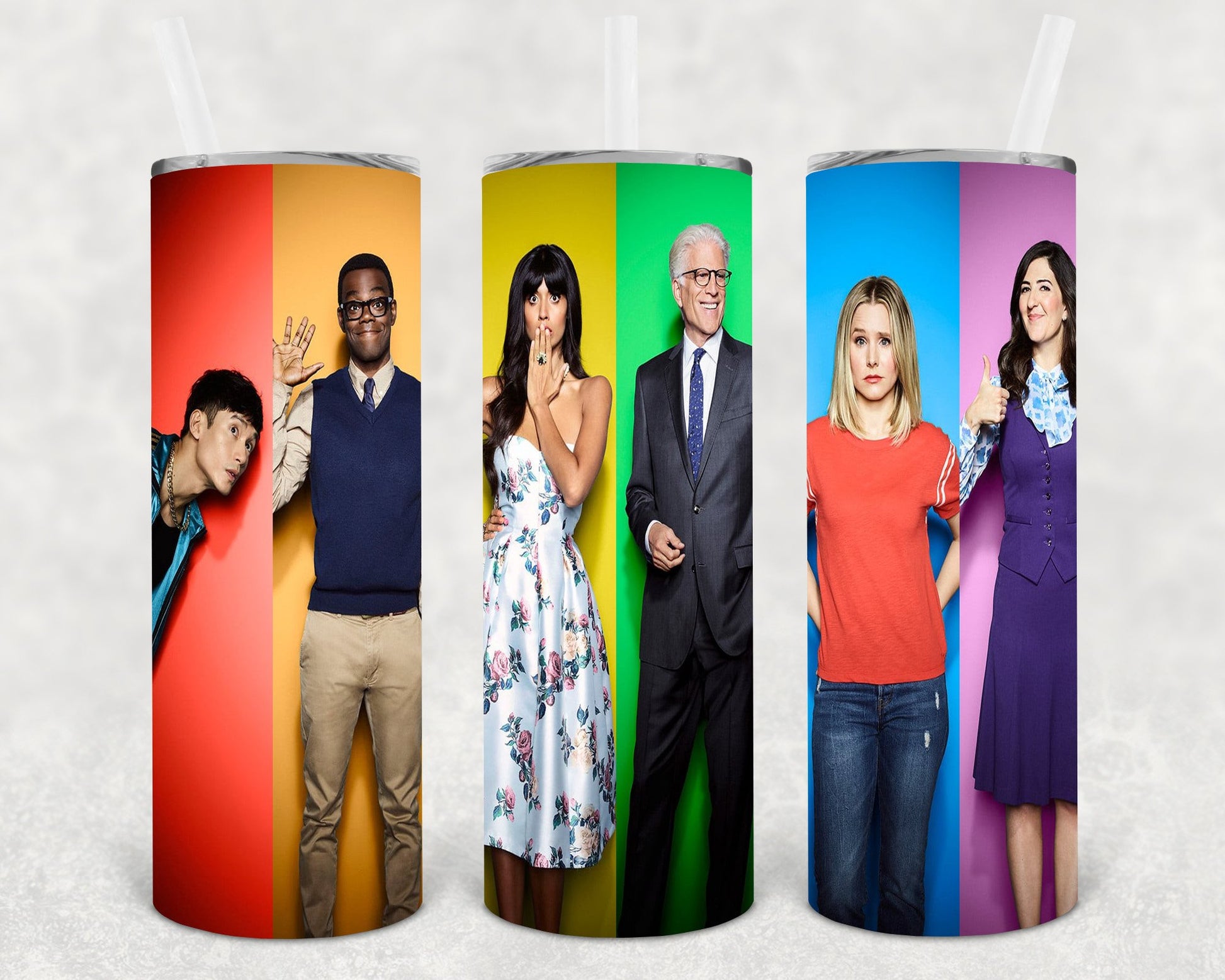 The Good Place 20 Oz Skinny Tumbler