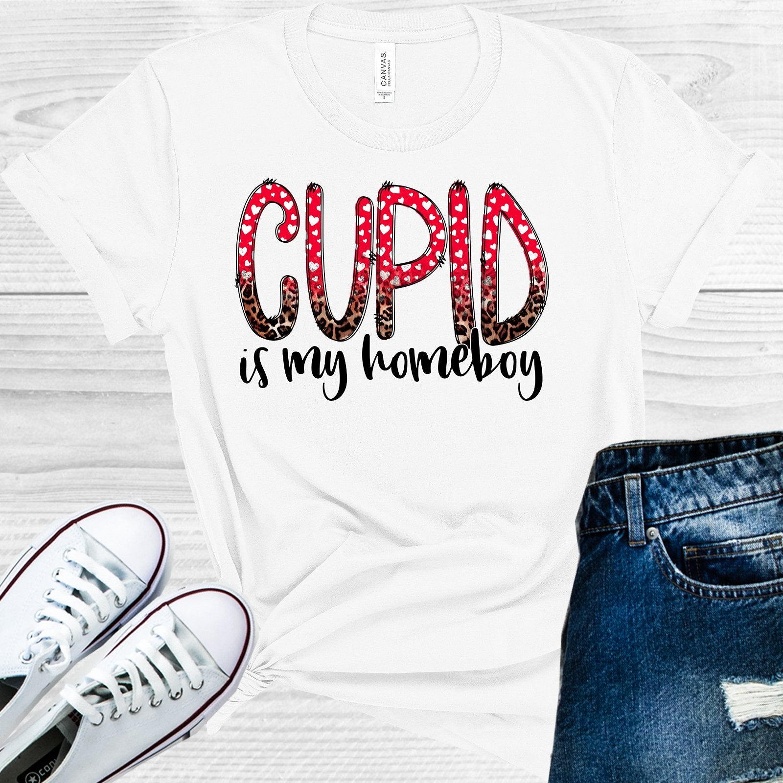 Cupid Is My Homeboy Graphic Tee Graphic Tee
