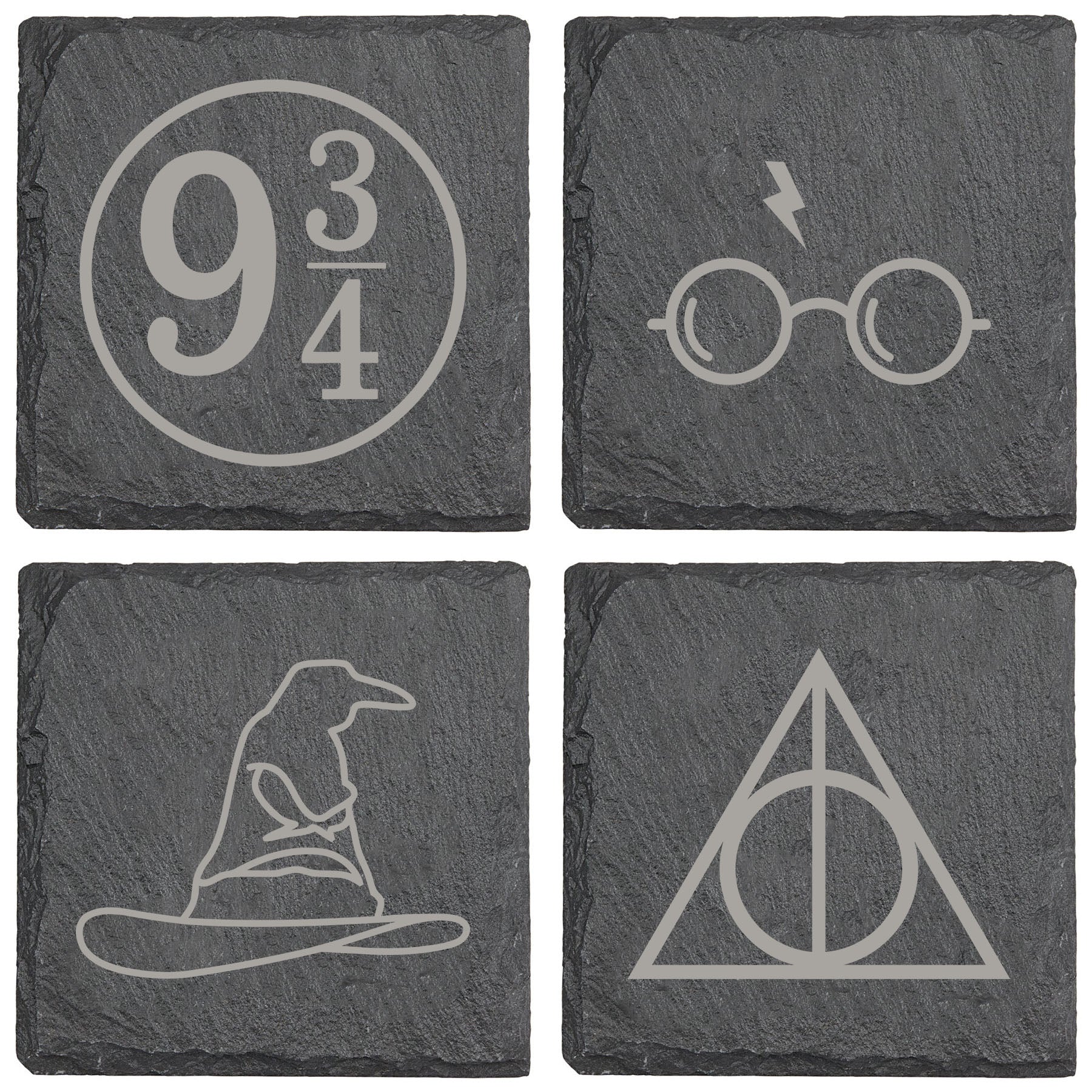 Harry Potter 9 3/4 Slate Coaster