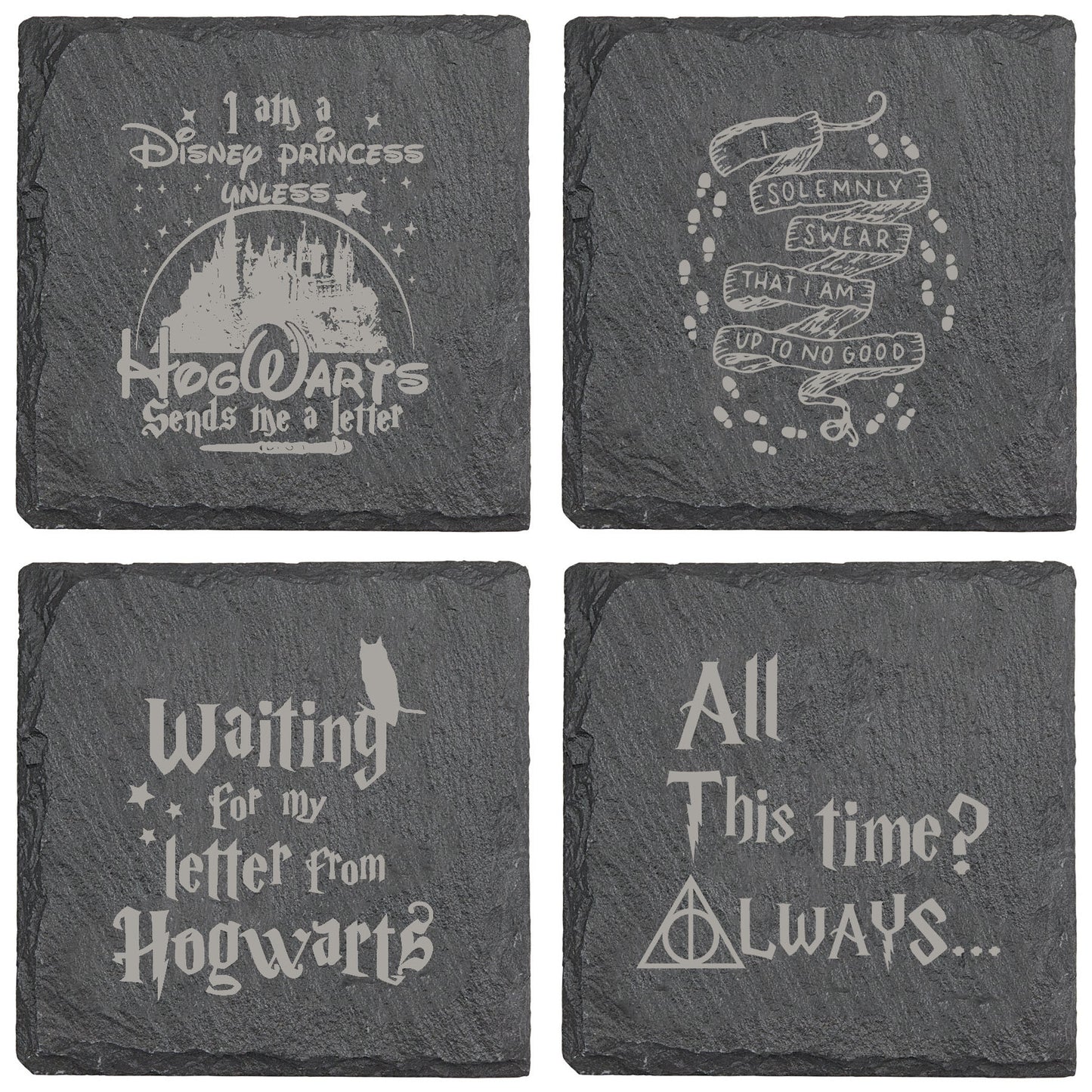 Harry Potter I Solemnly Swear That Am Up To No Good Slate Coaster