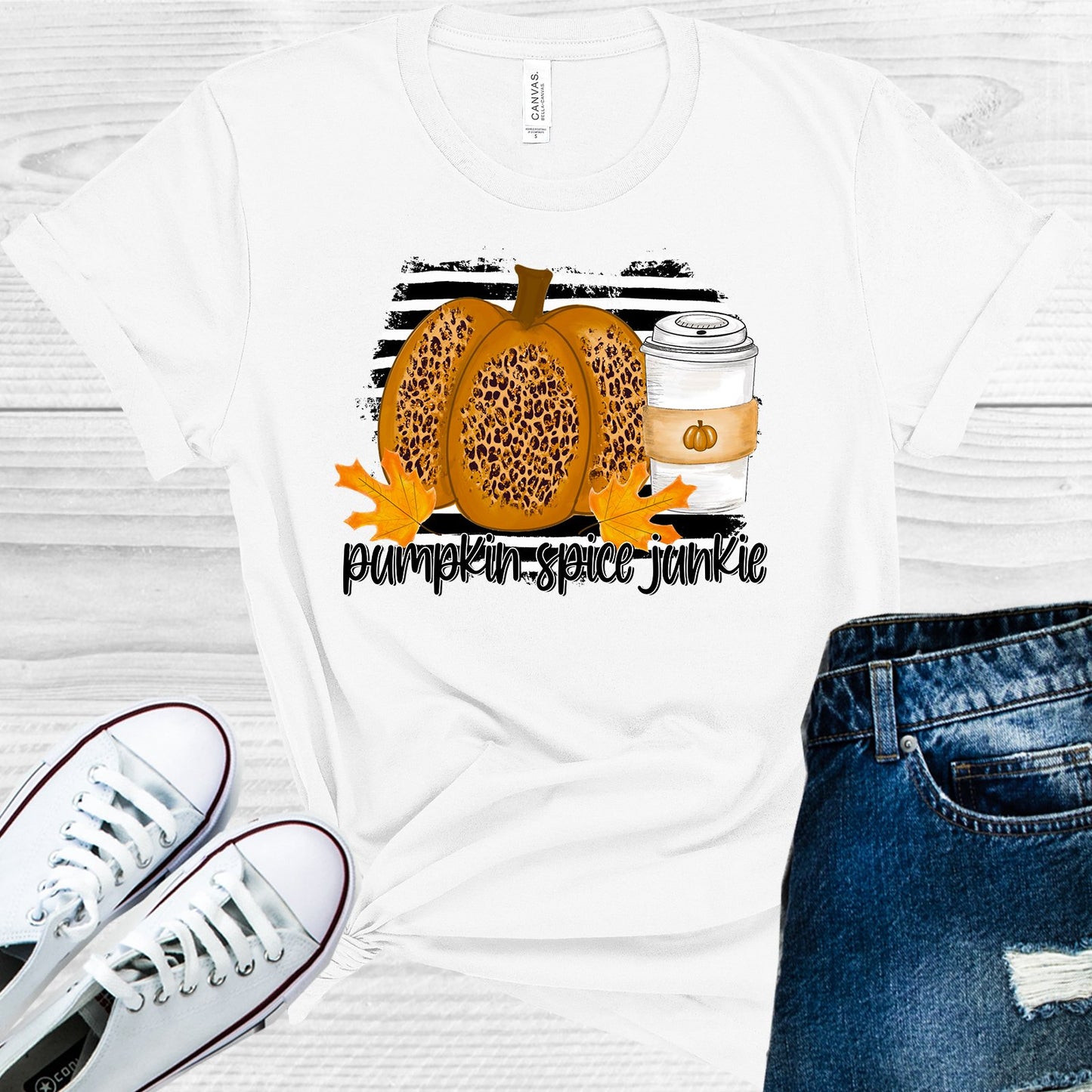 Pumpkin Spice Junkie Graphic Tee Graphic Tee