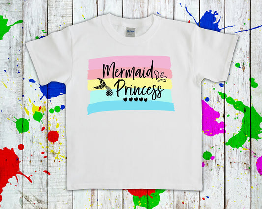 Mermaid Princess Graphic Tee Graphic Tee