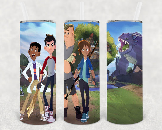 Last Kids On Earth 20 Oz Skinny Tumbler