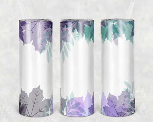 Fall Leaves 20 Oz Skinny Tumbler