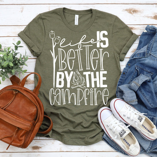 Life Is Better By The Campfire Graphic Tee Graphic Tee