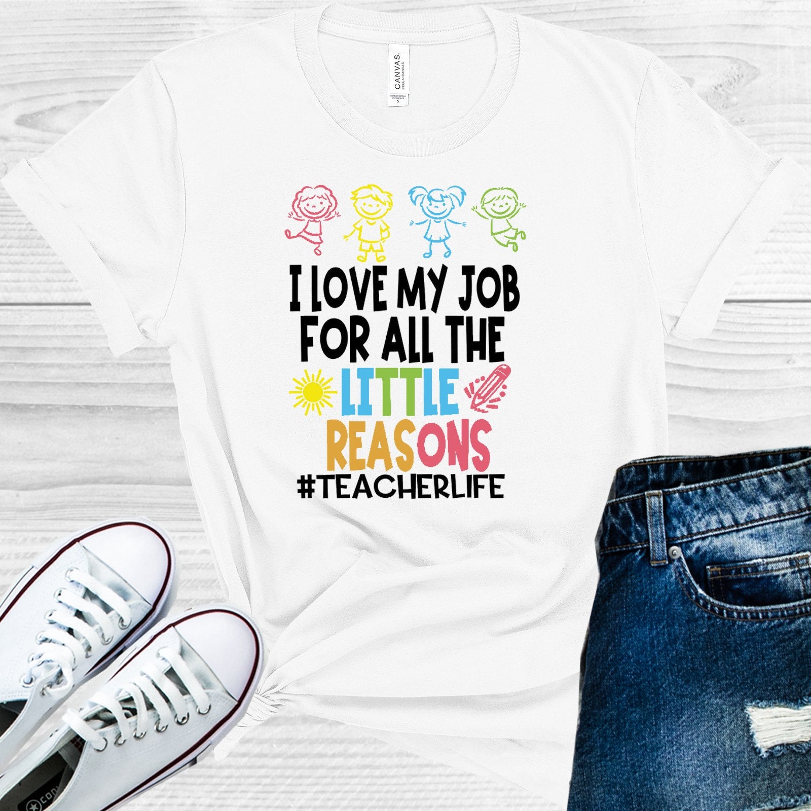 Love My Job For All The Little Reasons Graphic Tee Graphic Tee