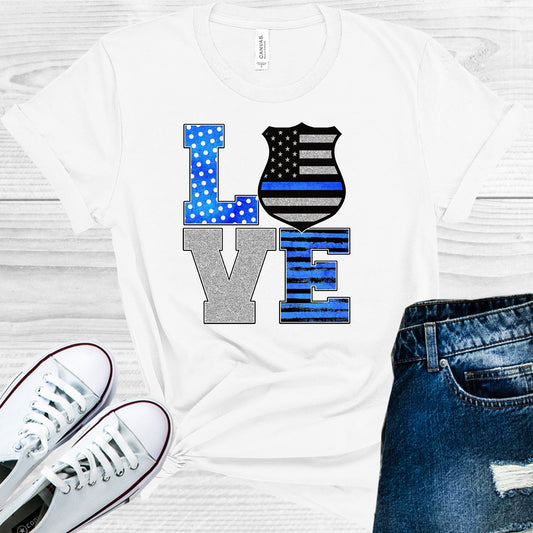 Police Love Graphic Tee Graphic Tee