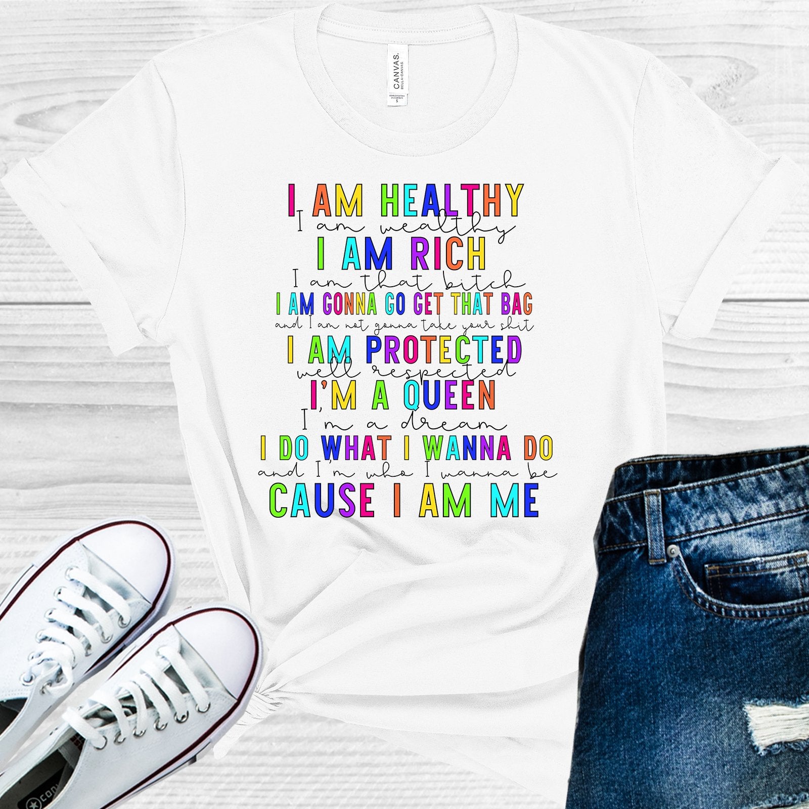Cause I Am Me Graphic Tee Graphic Tee