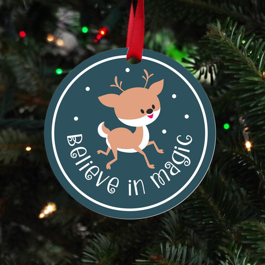 Believe In Magic Christmas Ornament