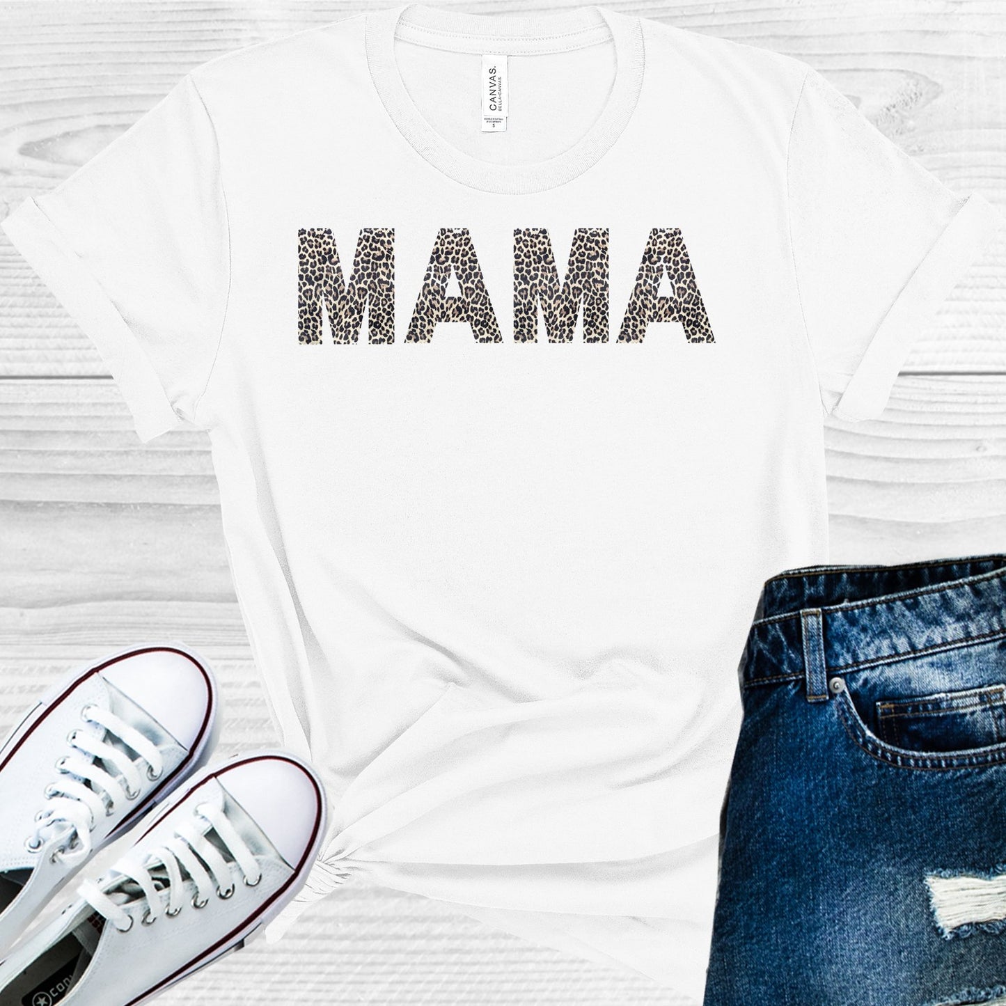 Mama Leopard Graphic Tee Graphic Tee