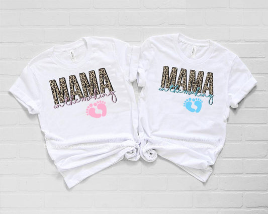 Mama In The Making (Blue) Graphic Tee Graphic Tee