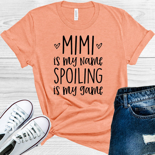 Spoiling Is My Game Customized Graphic Tee Graphic Tee