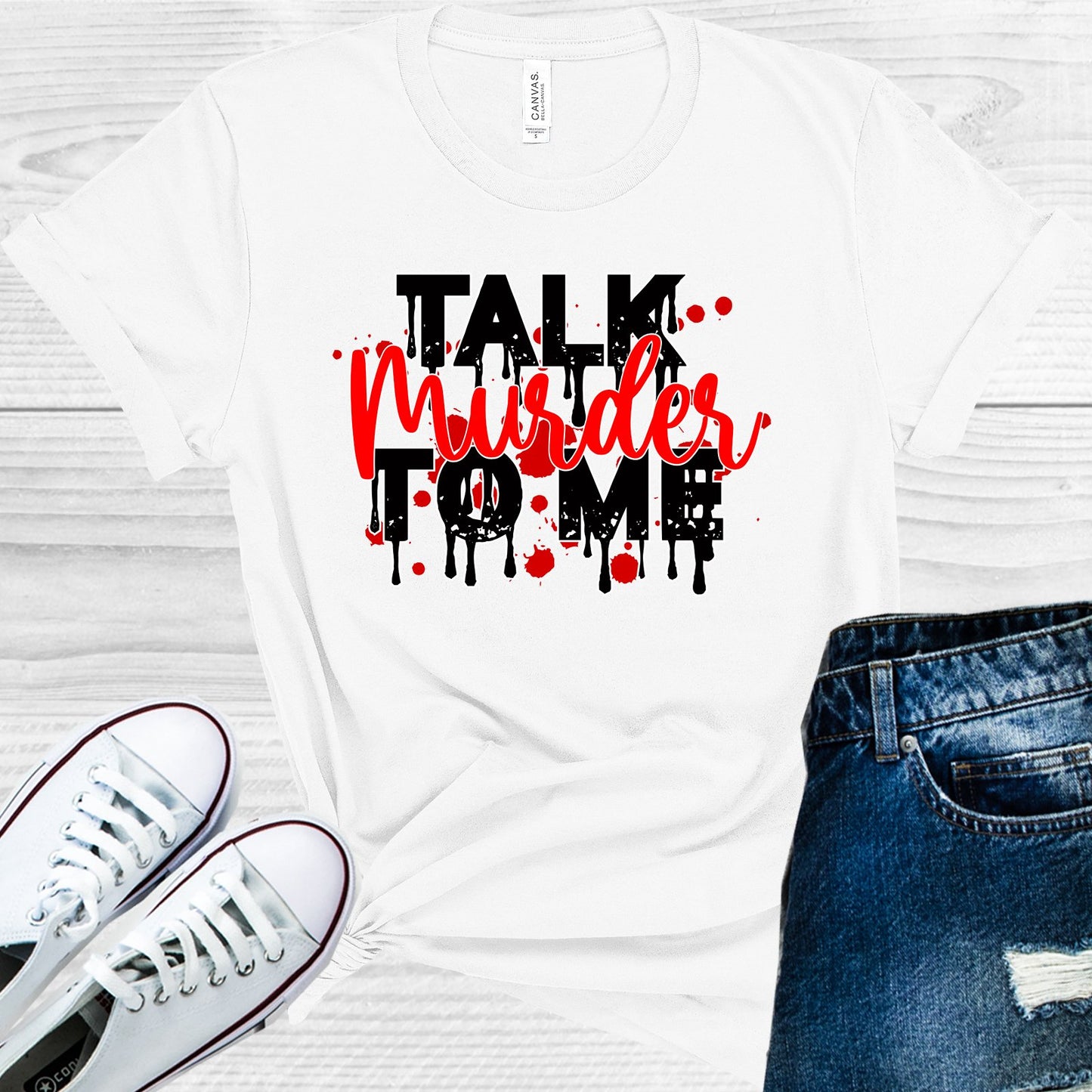 Talk Murder To Me Graphic Tee Graphic Tee