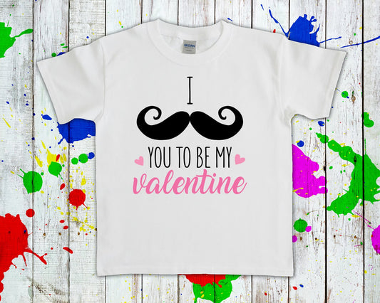 I Mustache You To Be My Valentine Graphic Tee Graphic Tee