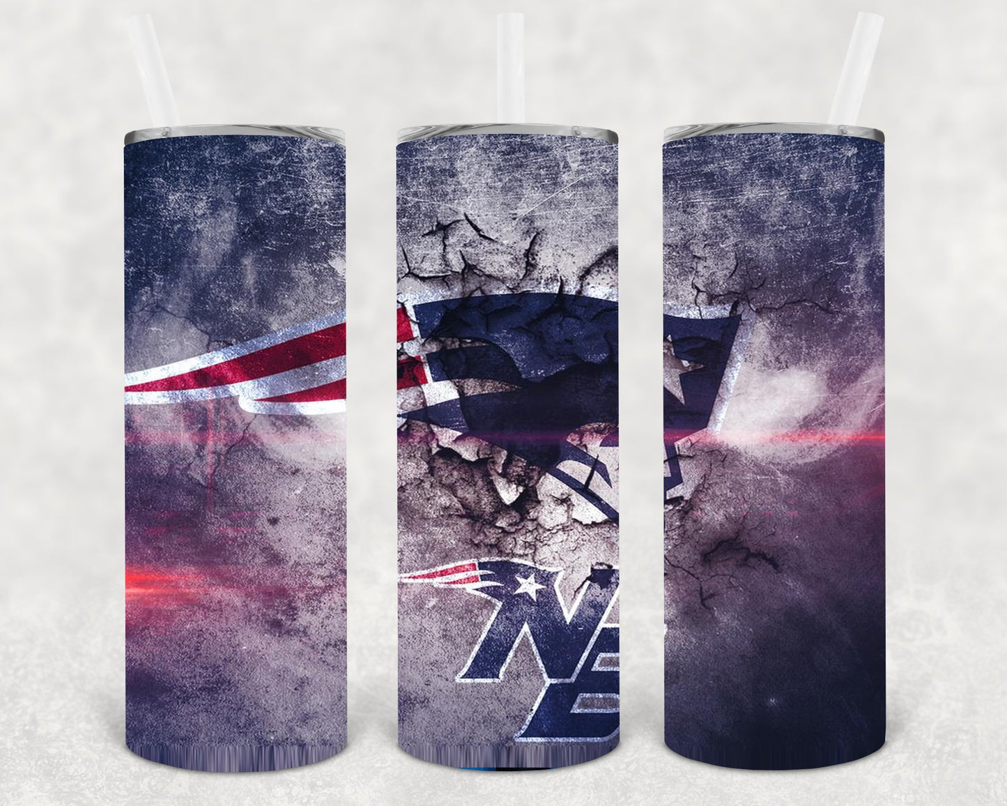 New England Patriots 20 Oz Skinny Tumbler