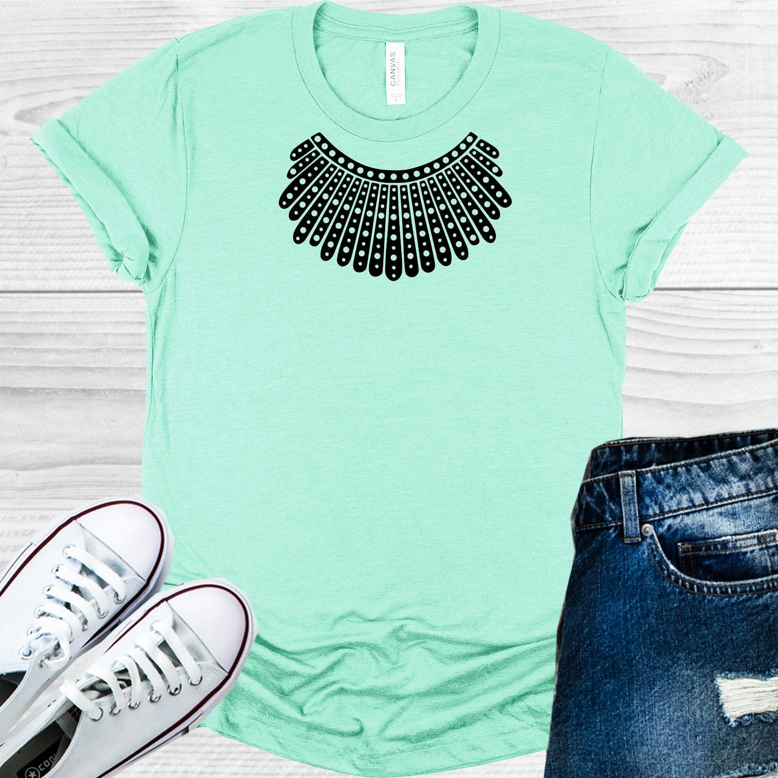 Rbg Necklace/collar Graphic Tee Graphic Tee