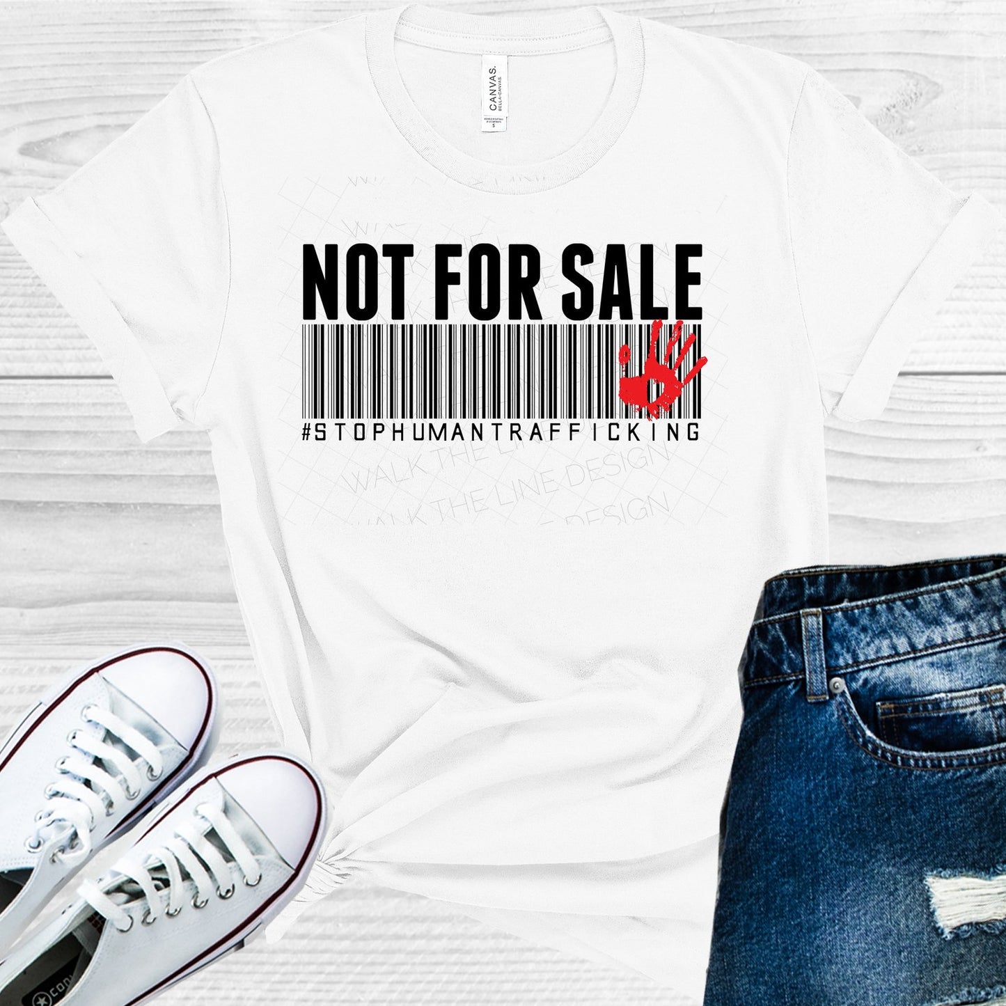 Not For Sale #stophumantrafficking Graphic Tee Graphic Tee