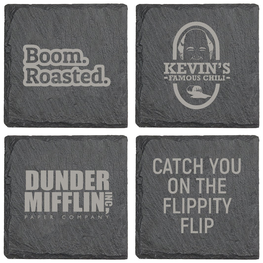 The Office Kevins Famous Chili Slate Coaster