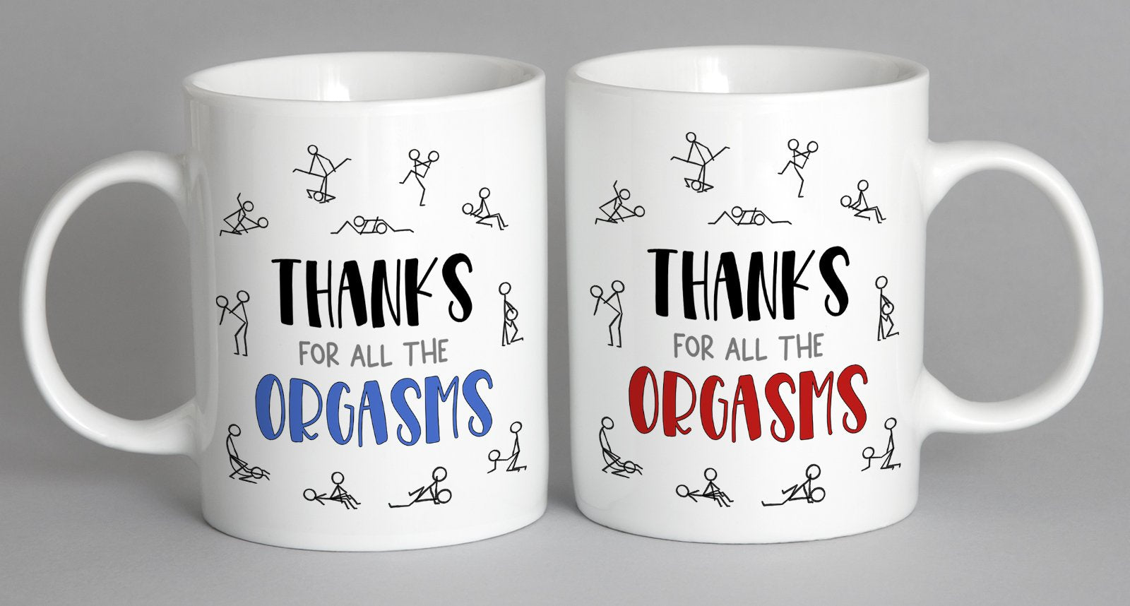 Thanks For All The Orgasms (Black/blue Version) Mug Coffee