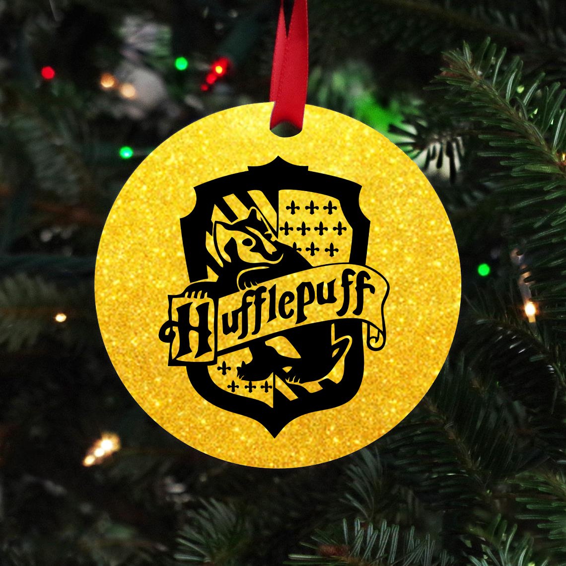 Hufflepuff Harry Potter Christmas Ornament