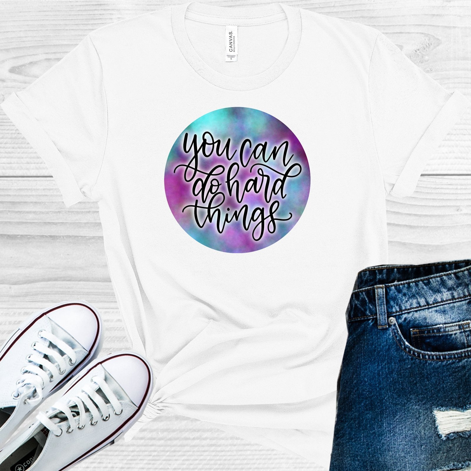 You Can Do Hard Things Graphic Tee Graphic Tee