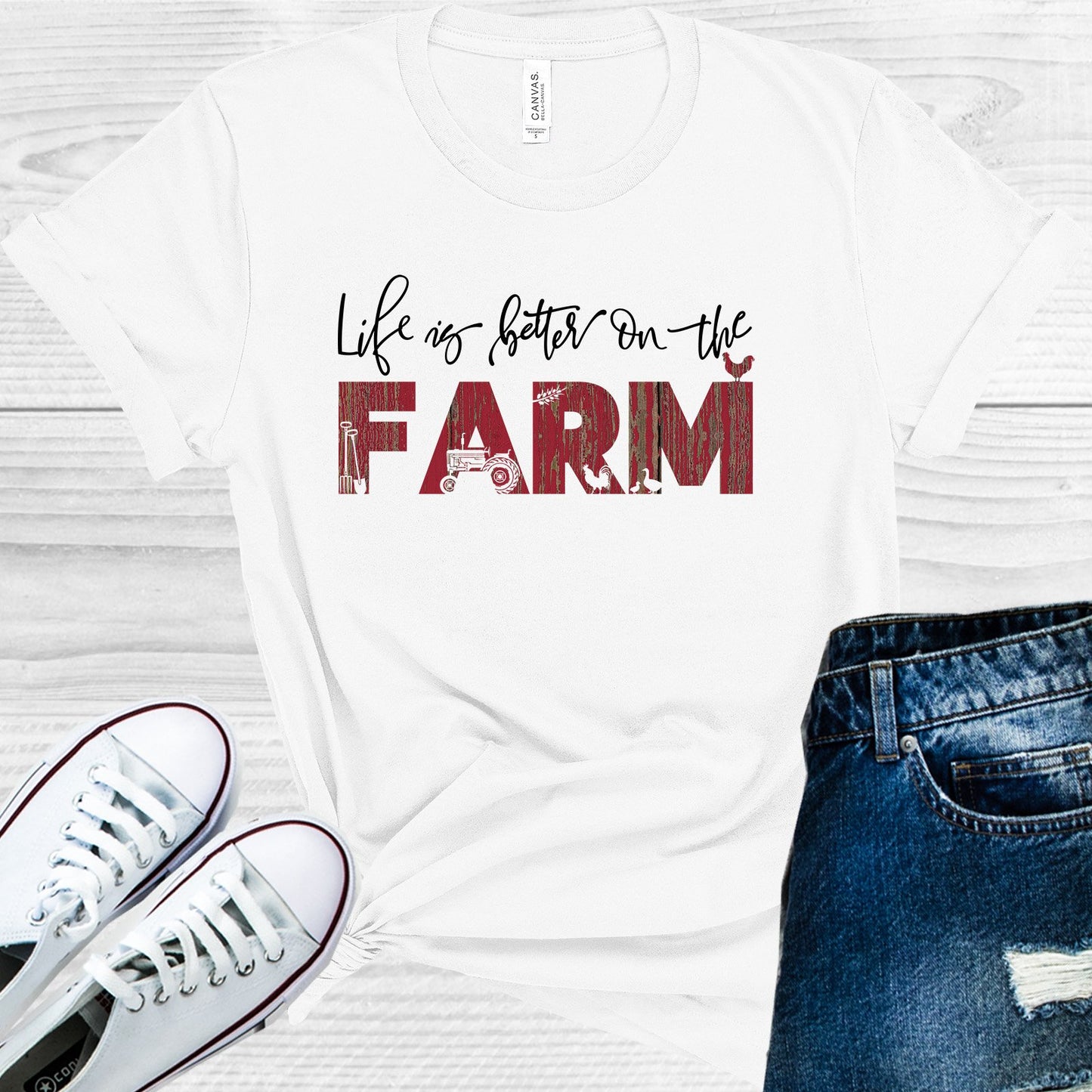 Life Is Better On The Farm Graphic Tee Graphic Tee