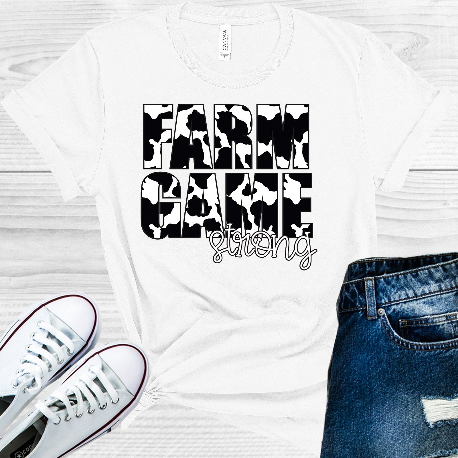 Farm Game Strong Graphic Tee Graphic Tee