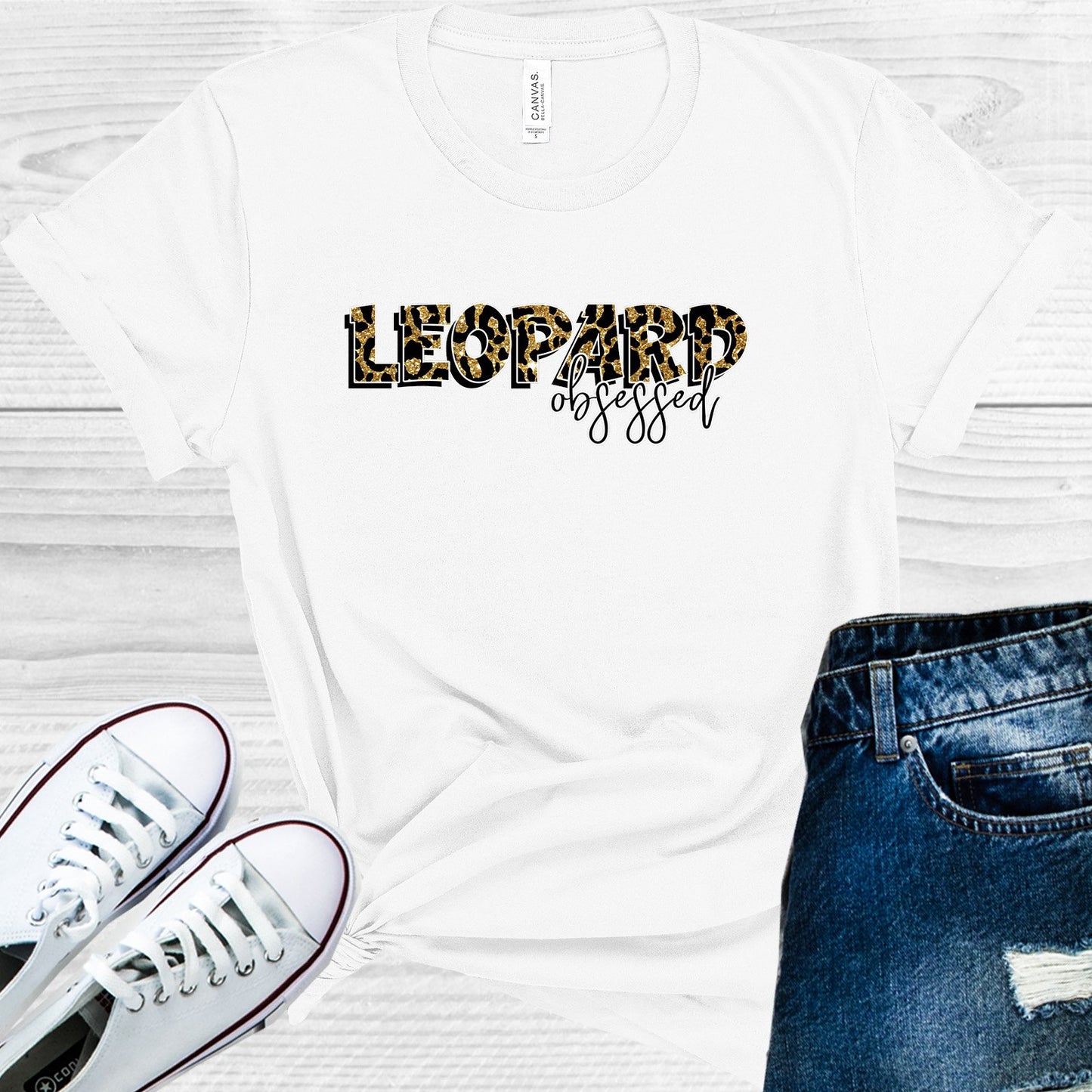 Leopard Obsessed Graphic Tee Graphic Tee