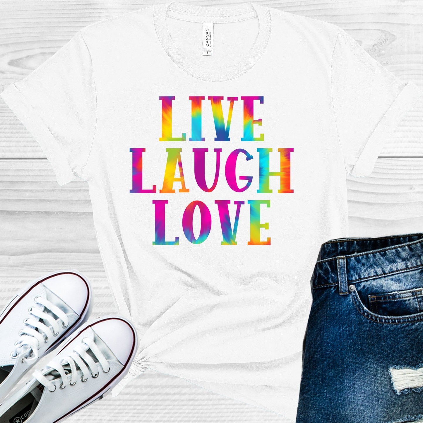 Live Laugh Love Graphic Tee Graphic Tee