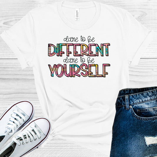 Dare To Be Different Yourself Graphic Tee Graphic Tee