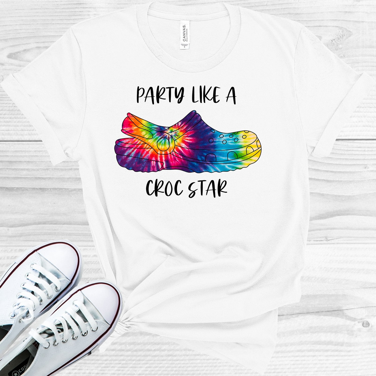 Party Like A Croc Star Graphic Tee Graphic Tee