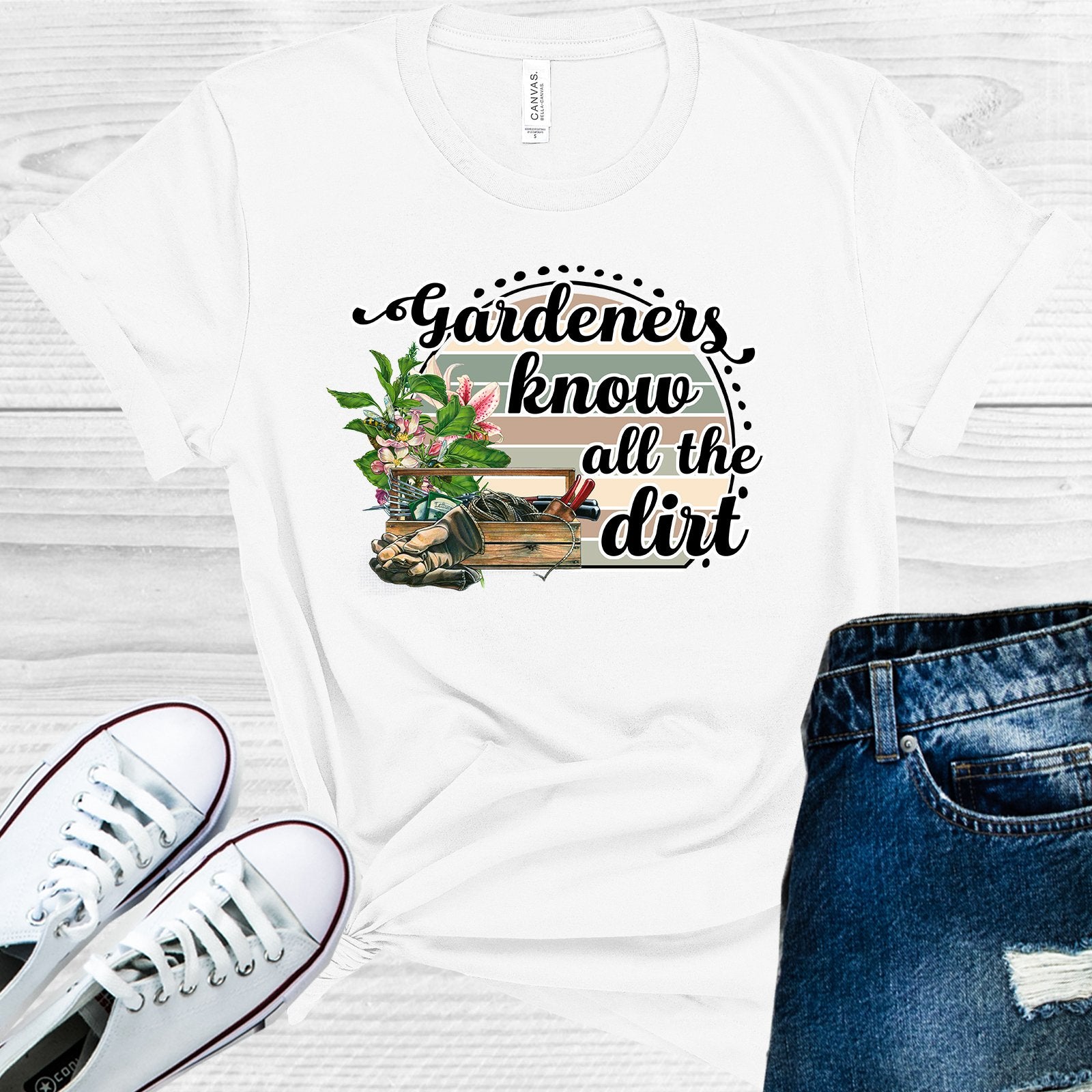 Gardeners Know All The Dirt Graphic Tee Graphic Tee