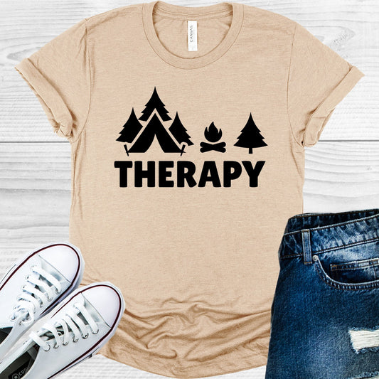Camping Therapy Graphic Tee Graphic Tee