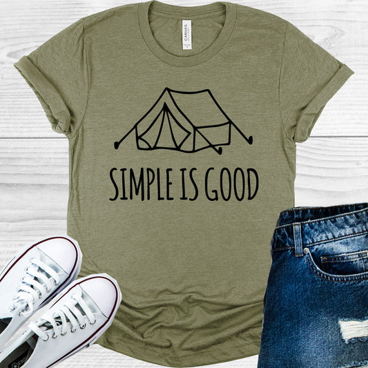 Simple Is Good Graphic Tee Graphic Tee