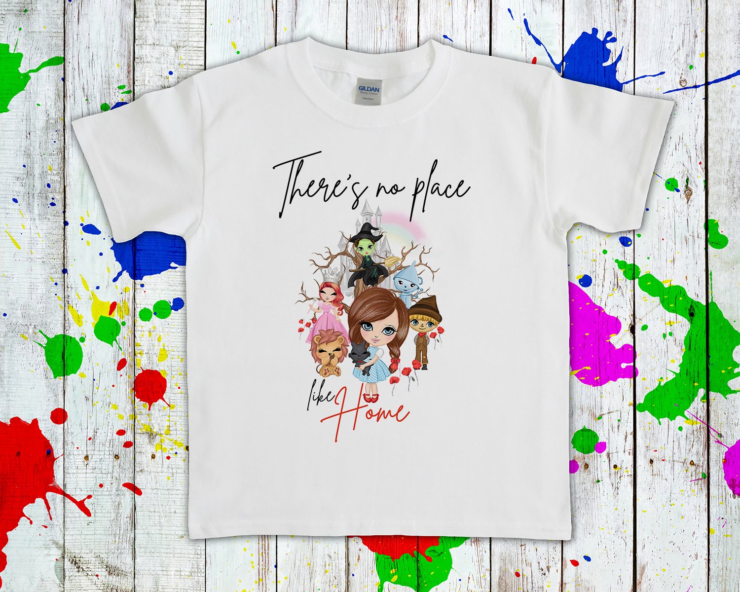 Wizard Of Oz Theres No Place Like Home Graphic Tee Graphic Tee