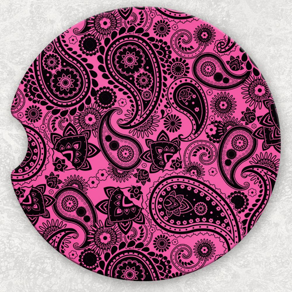 Car Coaster Set - Paisley