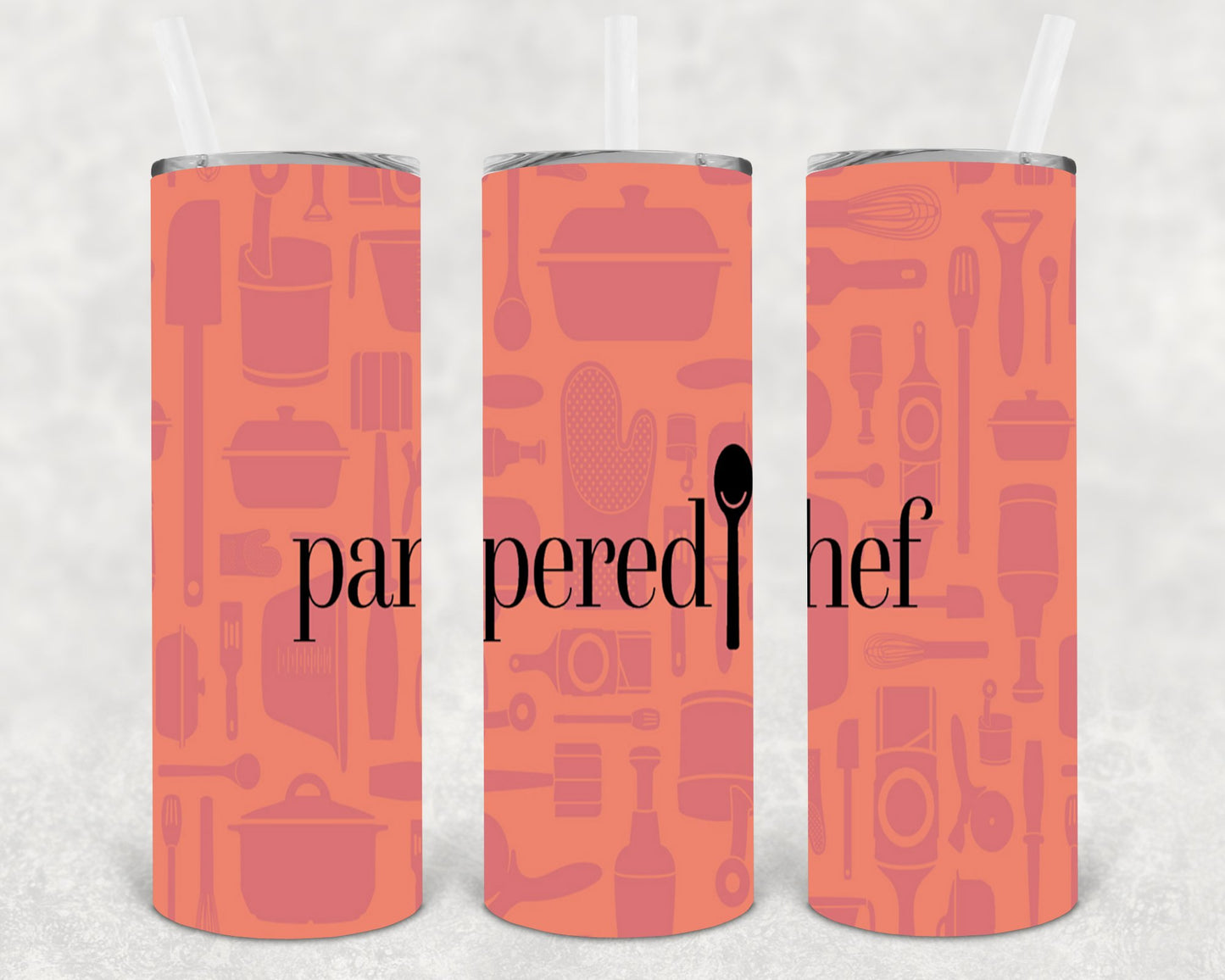 Pampered Chef 20 Oz Skinny Tumbler