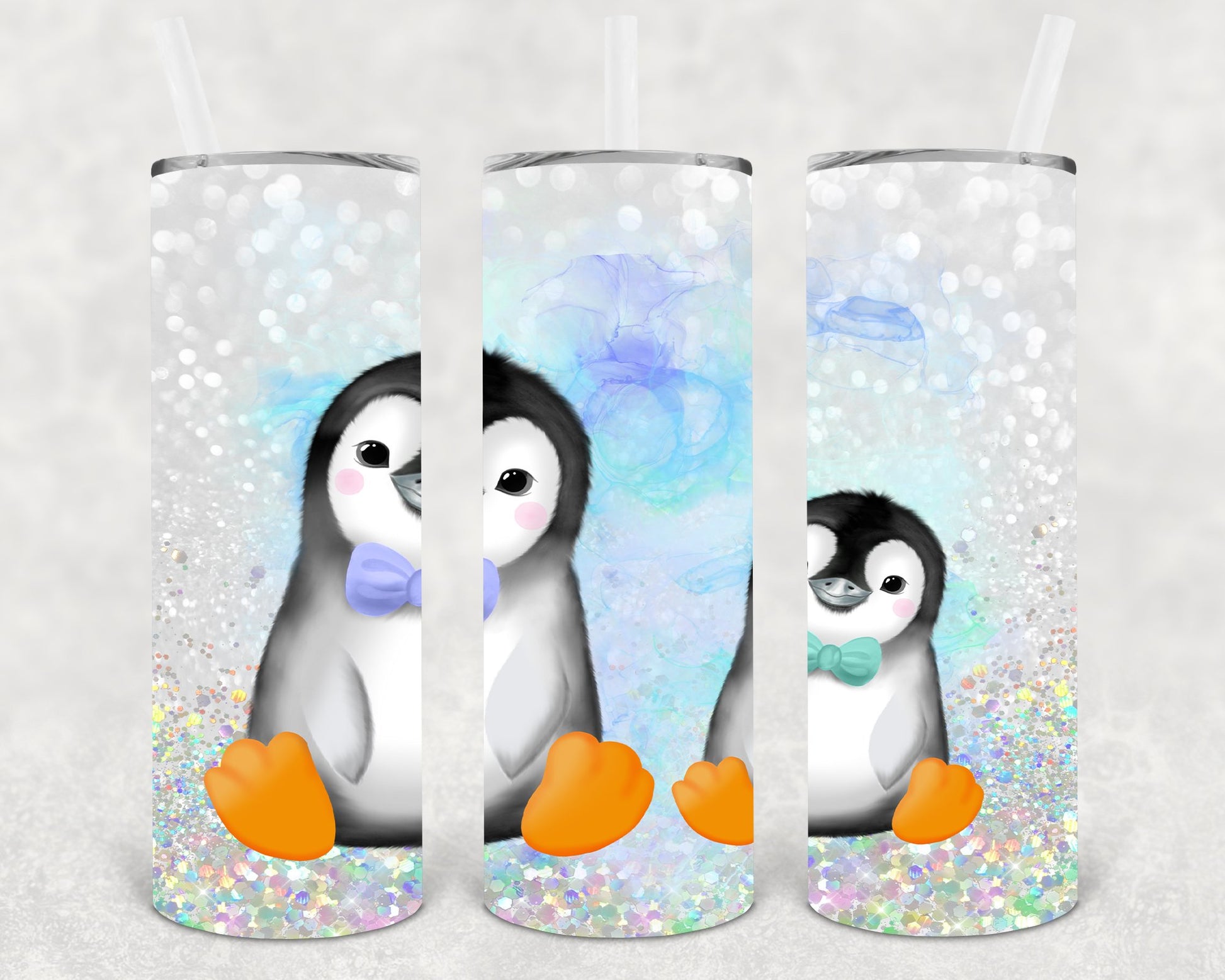 Penguins 20 Oz Skinny Tumbler