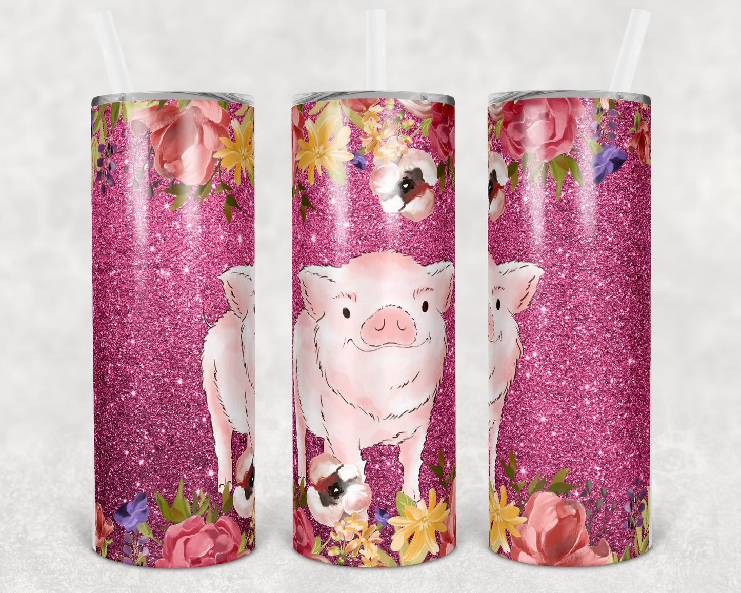 Pig 20 Oz Skinny Tumbler