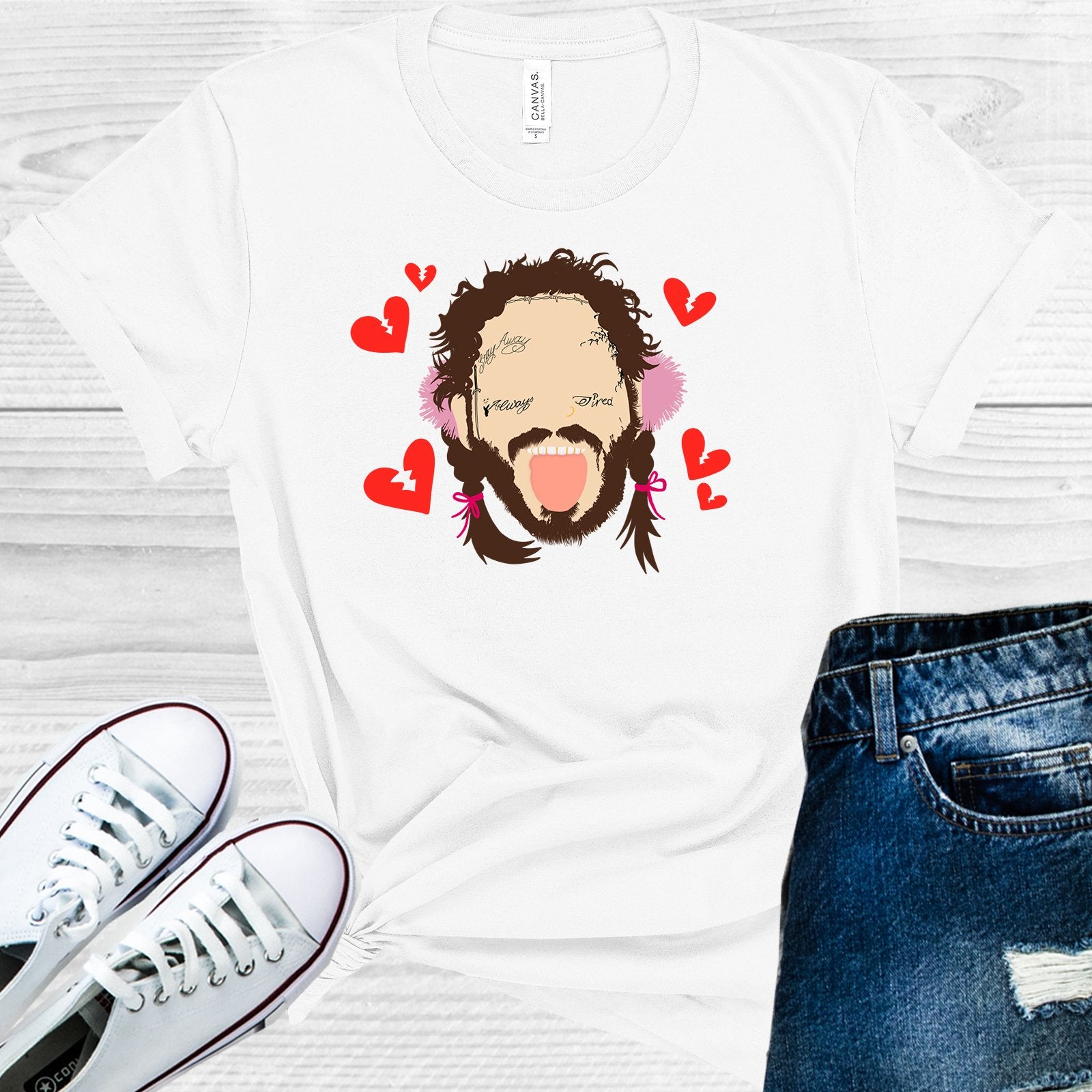Post Malone Love Graphic Tee Graphic Tee